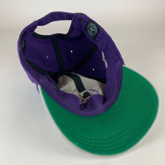 Colorado Rockies MLB Purple Gray 47 Brand Clean Up Spring Training Strapback Hat - Picture 6 of 8